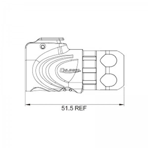 LP-16-C/RJ45/015/PE-43-001  -  LP-16 RJ45 Kabelsteckerschutz Metall