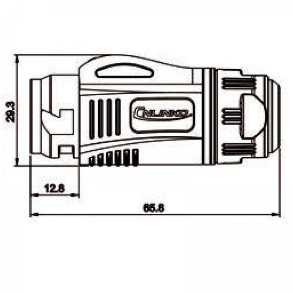 BD-24-C-RJ45-015-PE-42-001 - BD-24 RJ45 plastic protection plug